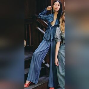 Choosy Elegant Blue Women's Jumpsuit